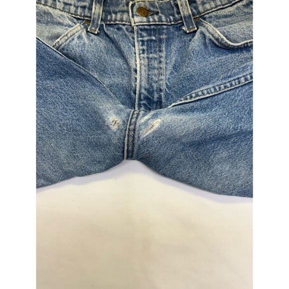 Vintage 1984 Orange Tab Levi's 575 Jorts Raw Hem Size 32 - Picture 12 of 12